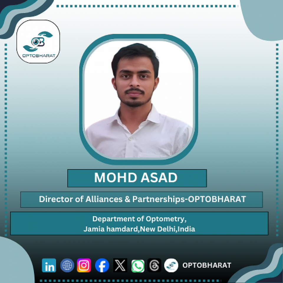MOHD ASAD - Director of Alliances & Partnerships - OPTOBHARAT