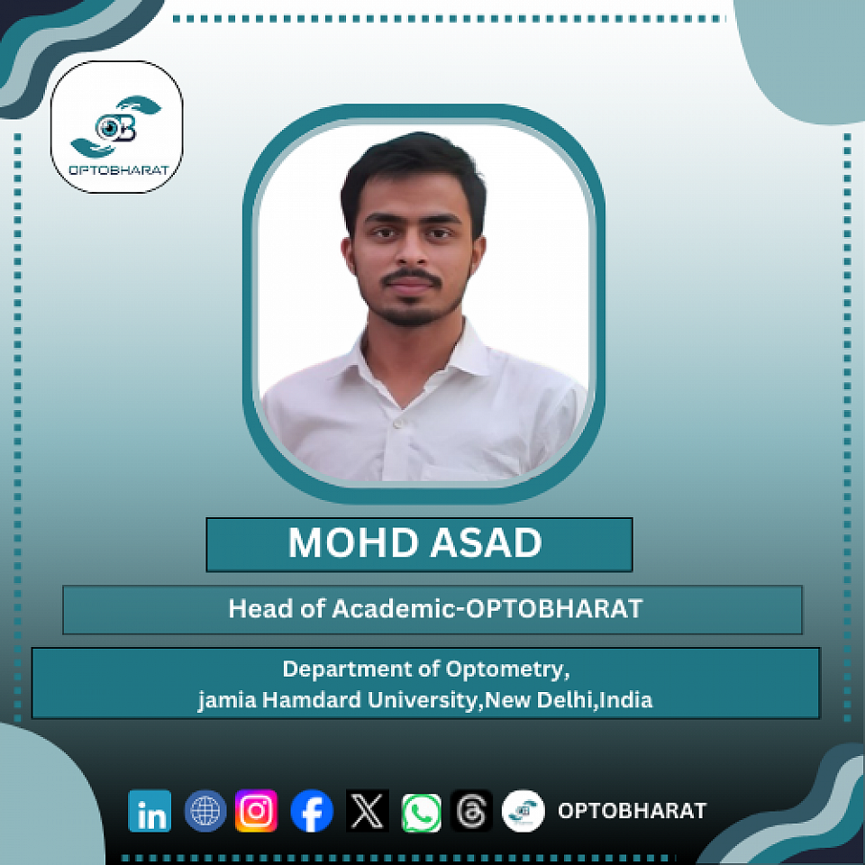 MOHD ASAD - Head of Academic-OPTOBHARAT