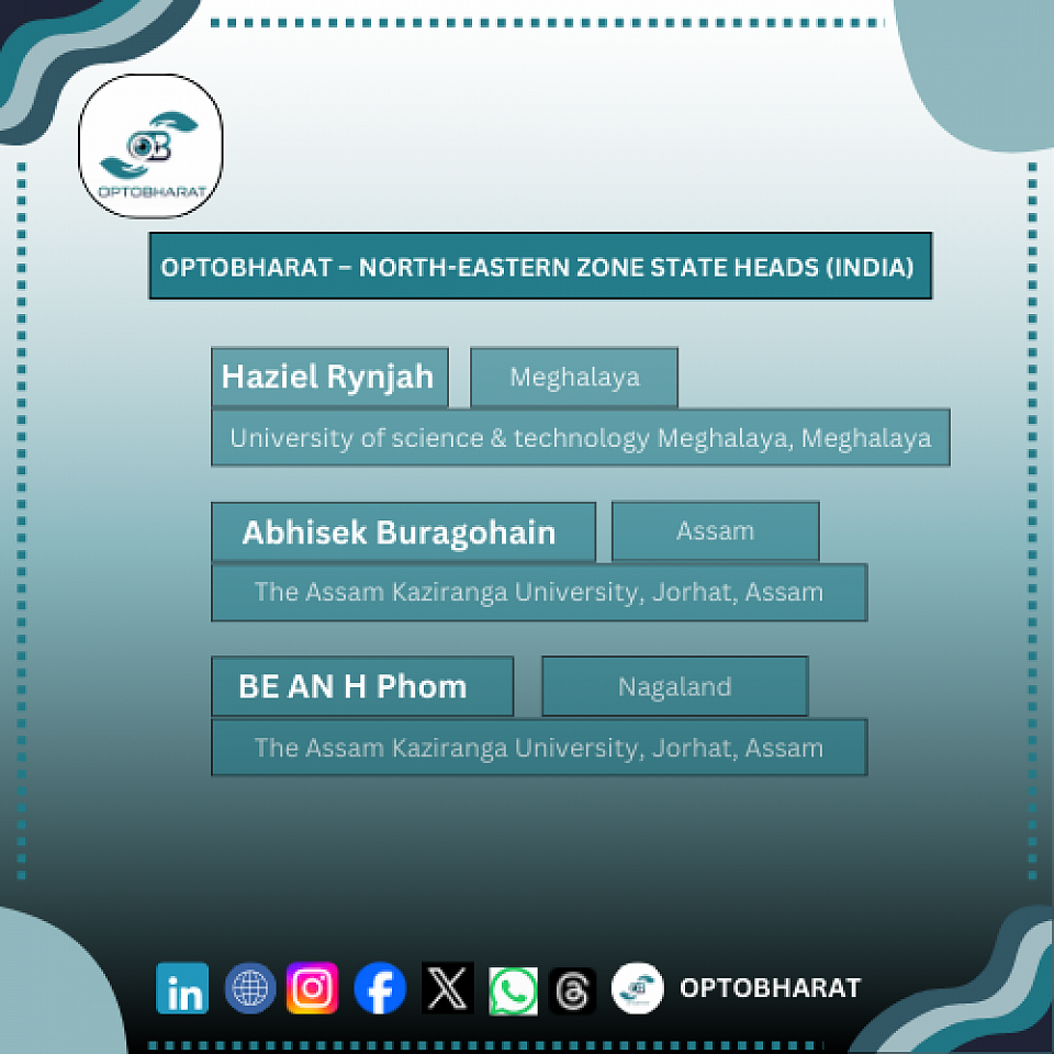 STATE HEAD LIST NORTH-EASTERN ZONE, INDIA-OPTOBHARAT